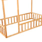 Montessori House Bed with Rails