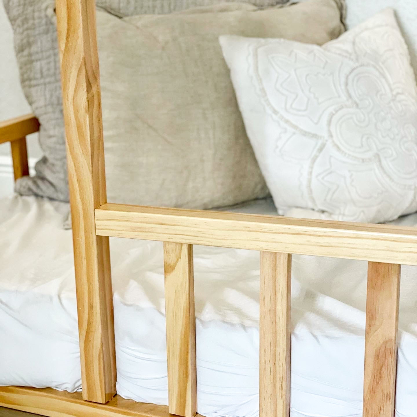 Montessori House Bed with Rails