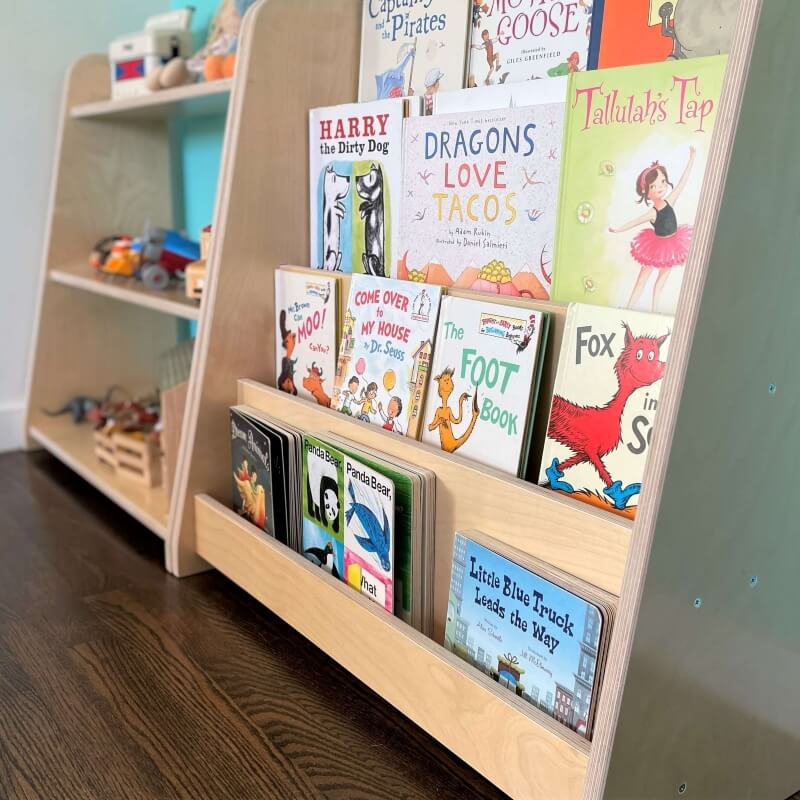 Tiered Montessori Bookshelf